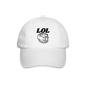 LOL - Baseballkappe - Weiß/Weiß - Vorne