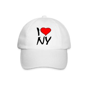 New york - Baseballkappe - Weiß/Weiß - Vorne
