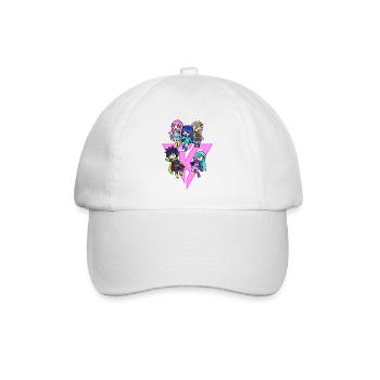 Held Gacha Krew - Pink - Baseballkappe - Weiß/Weiß - Vorne