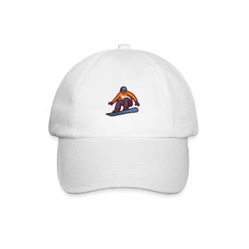 Wunderbares Skaten - Baseballkappe - Weiß/Weiß - Vorne