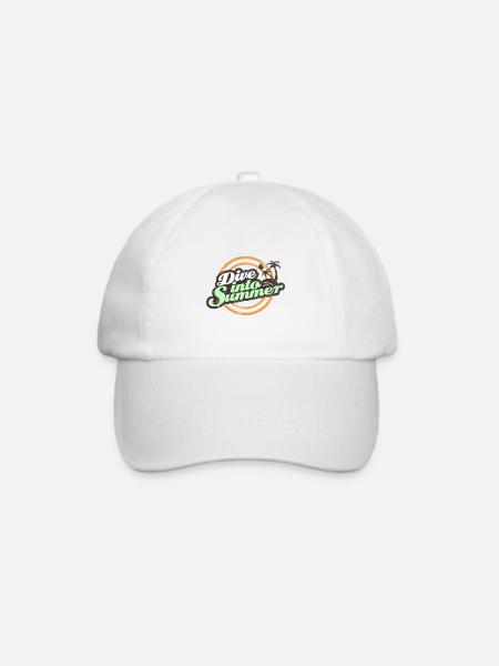 Tauchen im Sommer Taucher - Baseballkappe - Weiß/Weiß