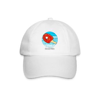 TISCHTENNIS MAESTRO - Baseballkappe - Weiß/Weiß - Vorne