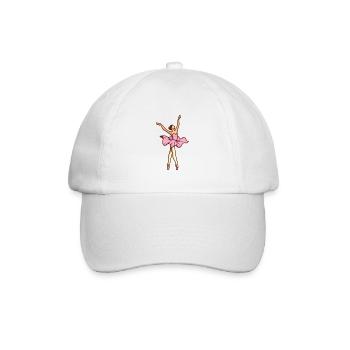 Ballerina - Baseballkappe - Weiß/Weiß - Vorne