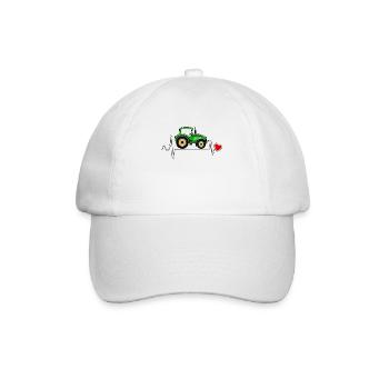 HERZSCHLAG TRAKTOR - Baseballkappe - Weiß/Weiß - Vorne