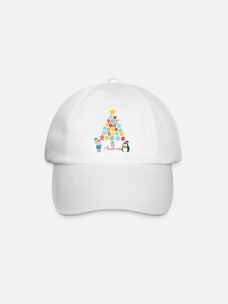 Lustige Weihnachten lustige Weihnachten Frohe Weihnachten Weihnachten - Baseballkappe - Weiß/Weiß