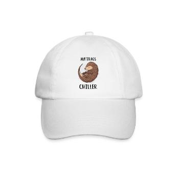 Auftrags Chiller Gürteltier - Baseballkappe - Weiß/Weiß - Vorne