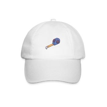 Trademen Maßband - Baseballkappe - Weiß/Weiß - Vorne