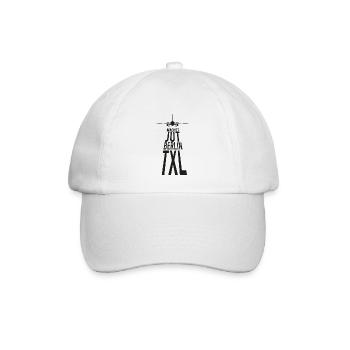 Berlinerisch Berlin Tegel Geschenk - Baseballkappe - Weiß/Weiß - Vorne