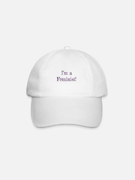 Feminismus - Baseballkappe - Weiß/Weiß
