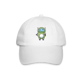 Robotik eines Roboters - Baseballkappe - Weiß/Weiß - Vorne