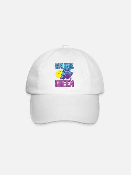 Kreuzfahrt Queen - Baseballkappe - Weiß/Weiß