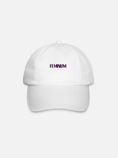 Feminismus - Baseballkappe - Weiß/Weiß