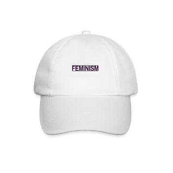 Feminismus - Baseballkappe - Weiß/Weiß - Vorne