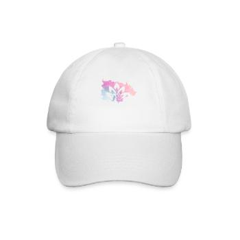 Lotus Yoga Pastel - Baseballkappe - Weiß/Weiß - Vorne