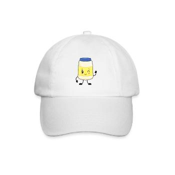 Mayonnaise - Baseballkappe - Weiß/Weiß - Vorne