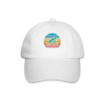 Retro Rotaugen-Laubfrosch Vintage Agalychnis callid - Baseballkappe - Weiß/Weiß - Vorne
