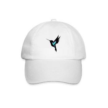 Smaragd-Kolibri - Baseballkappe - Weiß/Weiß - Vorne