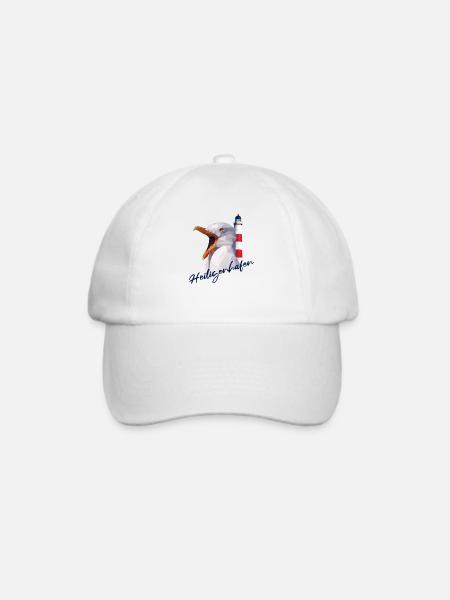 Heiligenhafen Ostsee Urlaub Souvenir Geschenk - Baseballkappe - Weiß/Weiß