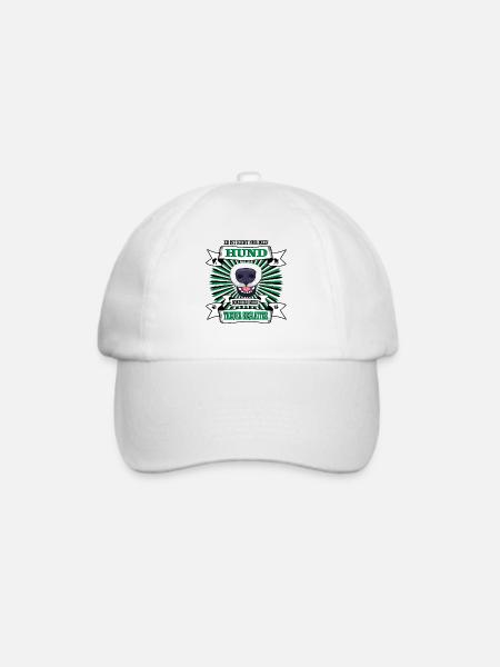 Hund Er ist nicht nur mein Hund - Baseballkappe - Weiß/Weiß