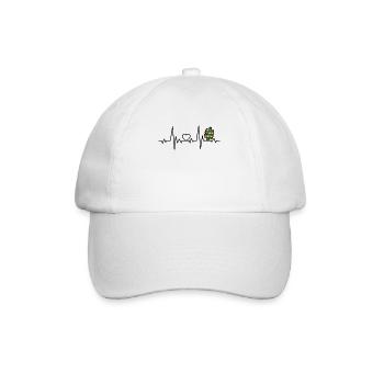 AUTISMUS HERZSCHLAG Welt Autismus Tag Geschenk - Baseballkappe - Weiß/Weiß - Vorne