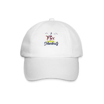 Scharbeutz Strand Ostseeküste Souvenir Geschenk - Baseballkappe - Weiß/Weiß - Vorne
