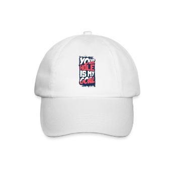 Baggern Bauarbeiter Bagger - Baseballkappe - Weiß/Weiß - Vorne