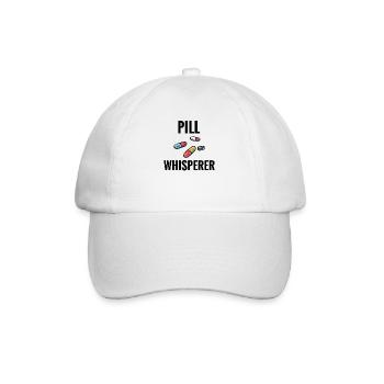Pharmazeut Geschenk | Apotheker Pharmaziestudent - Baseballkappe - Weiß/Weiß - Vorne