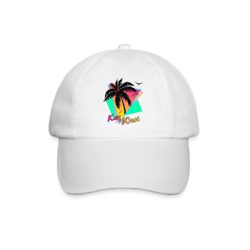 Key West - Baseballkappe - Weiß/Weiß - Vorne