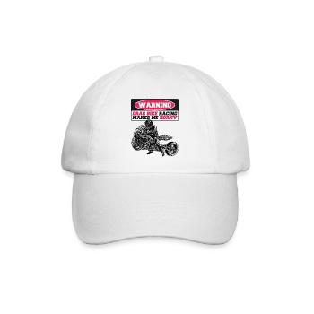 Drag Racing Motorräder Motorsport Racing - Baseballkappe - Weiß/Weiß - Vorne