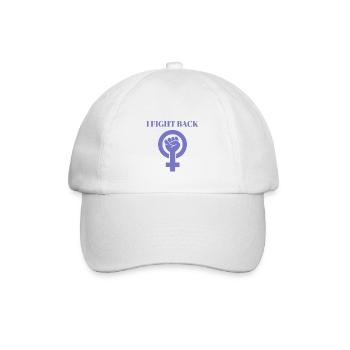 Internationaler Frauentag Geschenk - Baseballkappe - Weiß/Weiß - Vorne