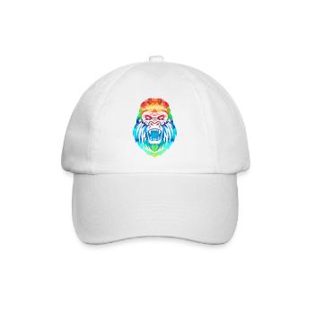 Gorilla - Baseballkappe - Weiß/Weiß - Vorne