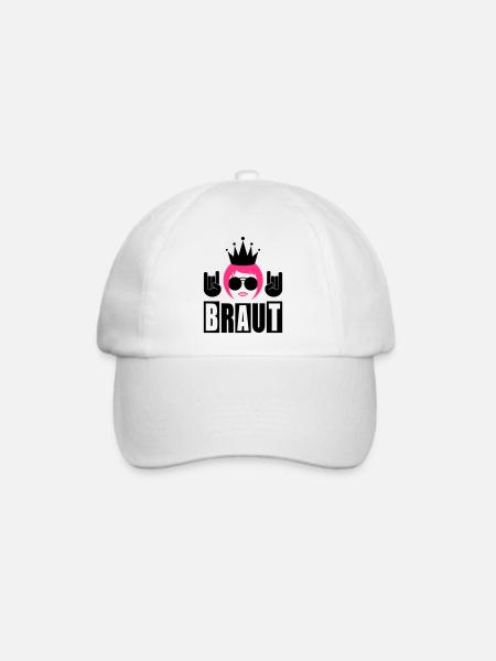 Die Braut - Baseballkappe - Weiß/Weiß