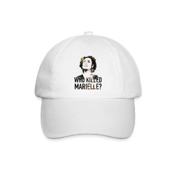 Wer tötete Marielle? - Baseballkappe - Weiß/Weiß - Vorne