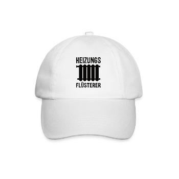 Heizung Flusterer - Baseballkappe - Weiß/Weiß - Vorne