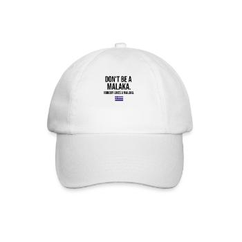 Geschenke Für Griechen Hellas Griechenland Grieche - Baseballkappe - Weiß/Weiß - Vorne