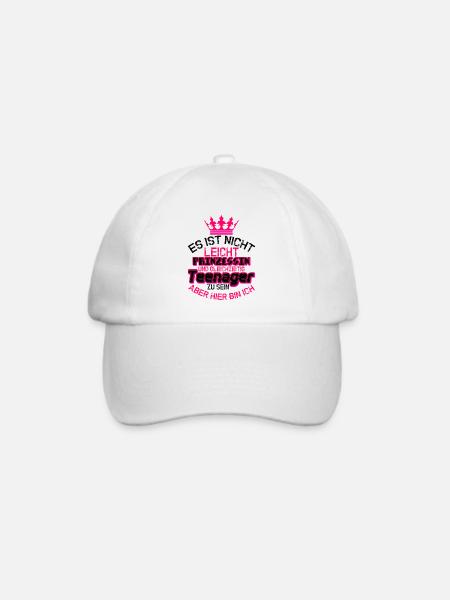 Es Ist Nicht Prinzessin Teenager Teenager - Baseballkappe - Weiß/Weiß