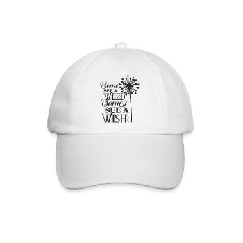 Einige sehen ein Unkraut einige - Baseballkappe - Weiß/Weiß - Vorne