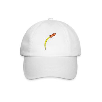 Rakete Raketen - Baseballkappe - Weiß/Weiß - Vorne