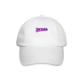 Lustiges Geocaching Design für Sissi Cacher - Baseballkappe - Weiß/Weiß - Vorne