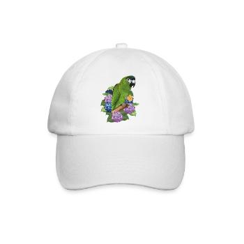 Noble ara - Baseballkappe - Weiß/Weiß - Vorne
