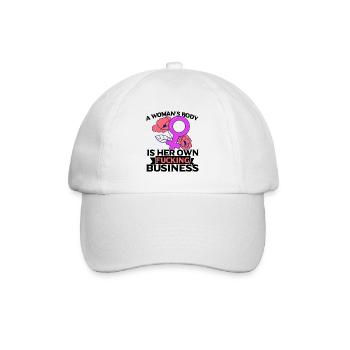 Feministin Feminismus Emanzipation Geschenk - Baseballkappe - Weiß/Weiß - Vorne