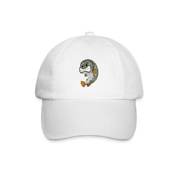 Hecht - Baseballkappe - Weiß/Weiß - Vorne