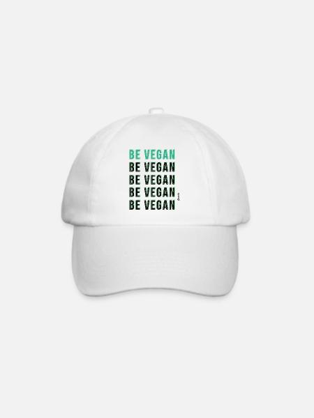 VEGAN SEIN - Baseballkappe - Weiß/Weiß