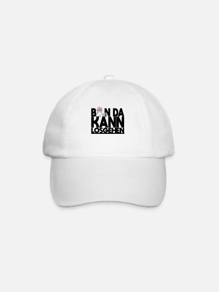 Einhorn Damen Mädchen Lustige Sprüche - Baseballkappe - Weiß/Weiß