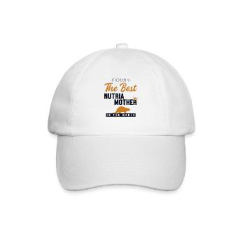 Best Nutria Mother World Biberratte Sumpfbiber - Baseballkappe - Weiß/Weiß - Vorne