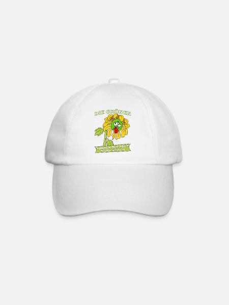 DIE GRÜNEN KÖNNEN MIR AUCH NICHT HELFEN - Baseballkappe - Weiß/Weiß