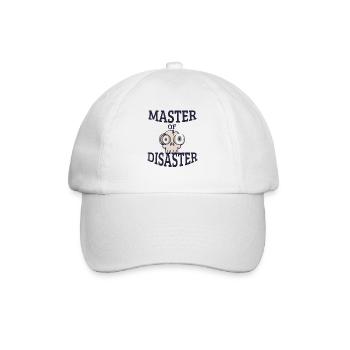 Master of Disaster - Baseballkappe - Weiß/Weiß - Vorne