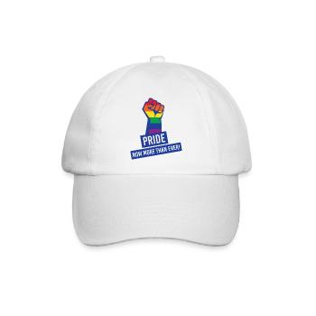 LGBT Pride - Baseballkappe - Weiß/Weiß - Vorne
