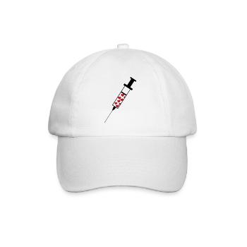 Spritze - Baseballkappe - Weiß/Weiß - Vorne
