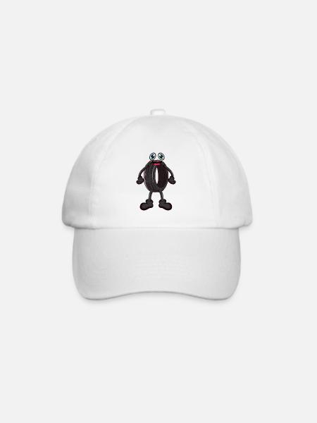 Reifen Autoreifen - Baseballkappe - Weiß/Weiß